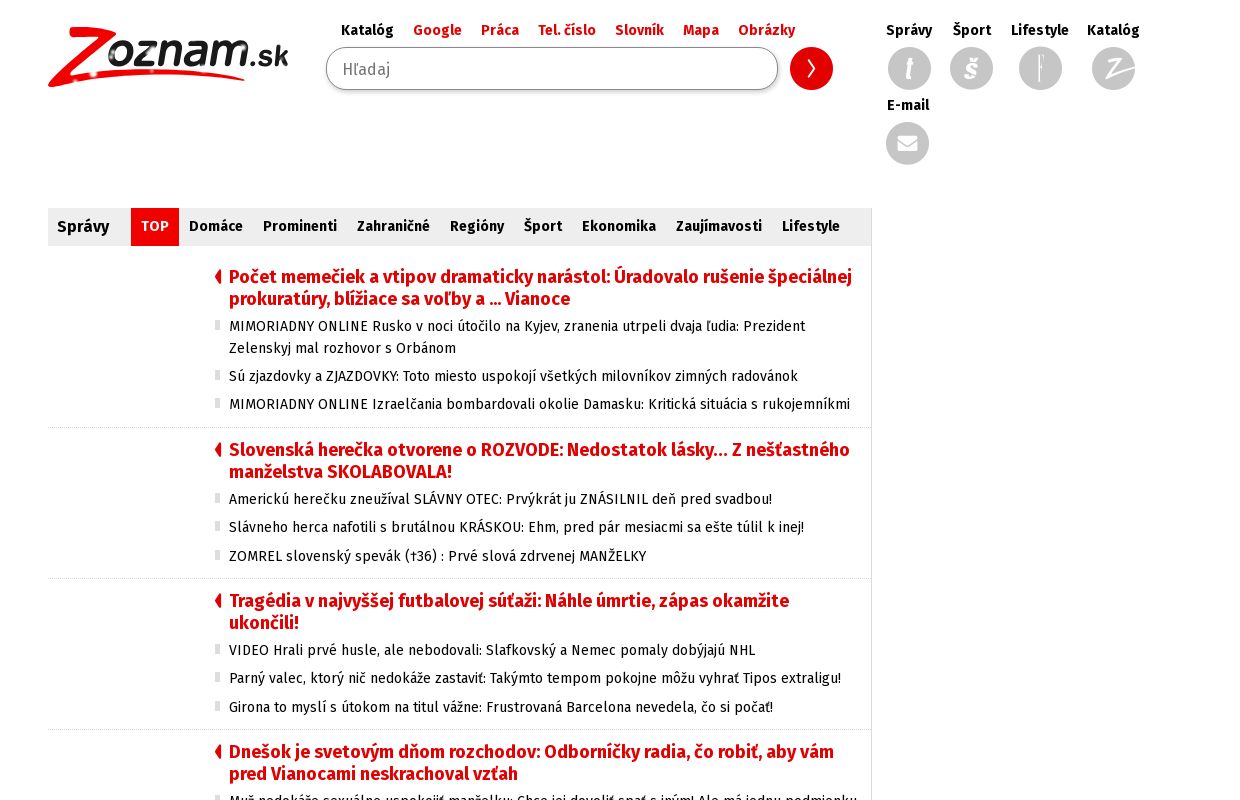 Zoznam slovenského internetu